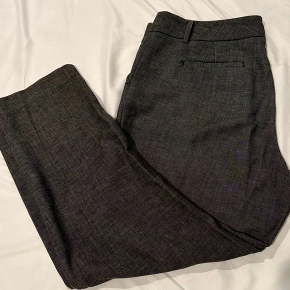 Ann Taylor Size 12 Charcoal Gray Trousers - Picture 2 of 5